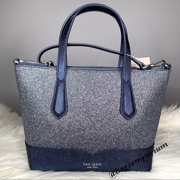 Kate Spade Glitter Satchel Crossbody Bag - Picture 5 of 12